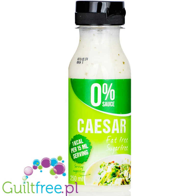 0% Sauce Caesar - sos sałatkowy a la Cezar bez cukru i tłuszczu, tylko 8kcal