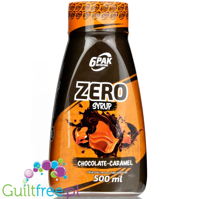 6Pak Zero Sauce Chocolate & Caramel - sos czekoladowo-karmelowy