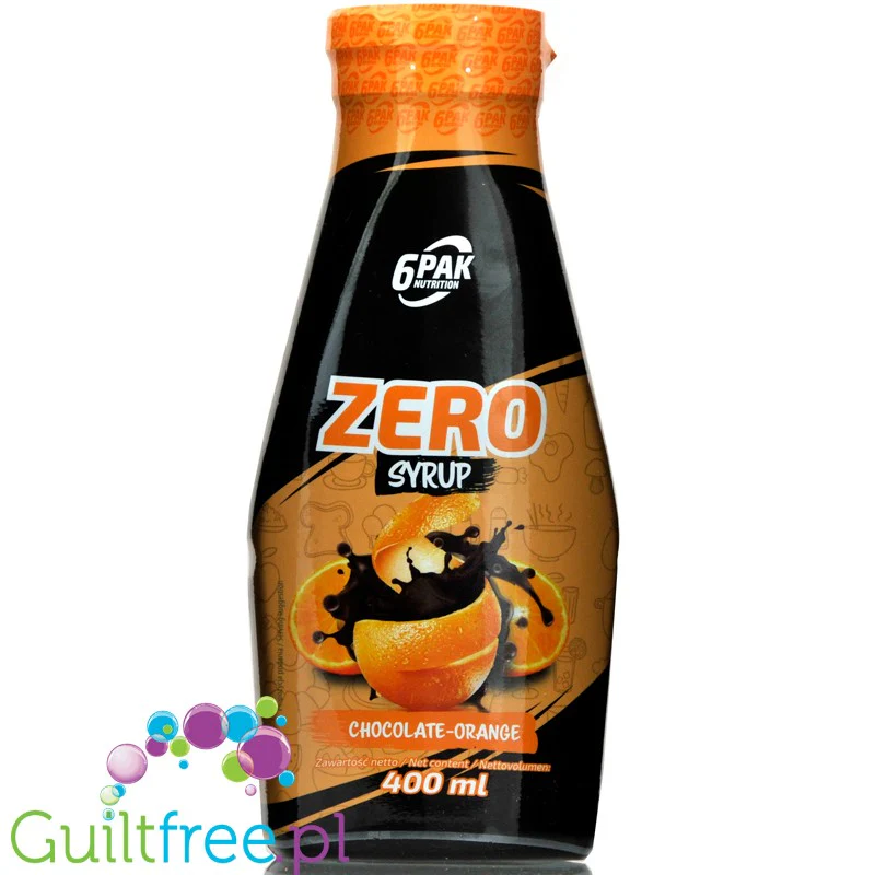 6Pak Zero Syrup Chocolate & Orange - sos czekoladowo-pomarańczowy - Image 2