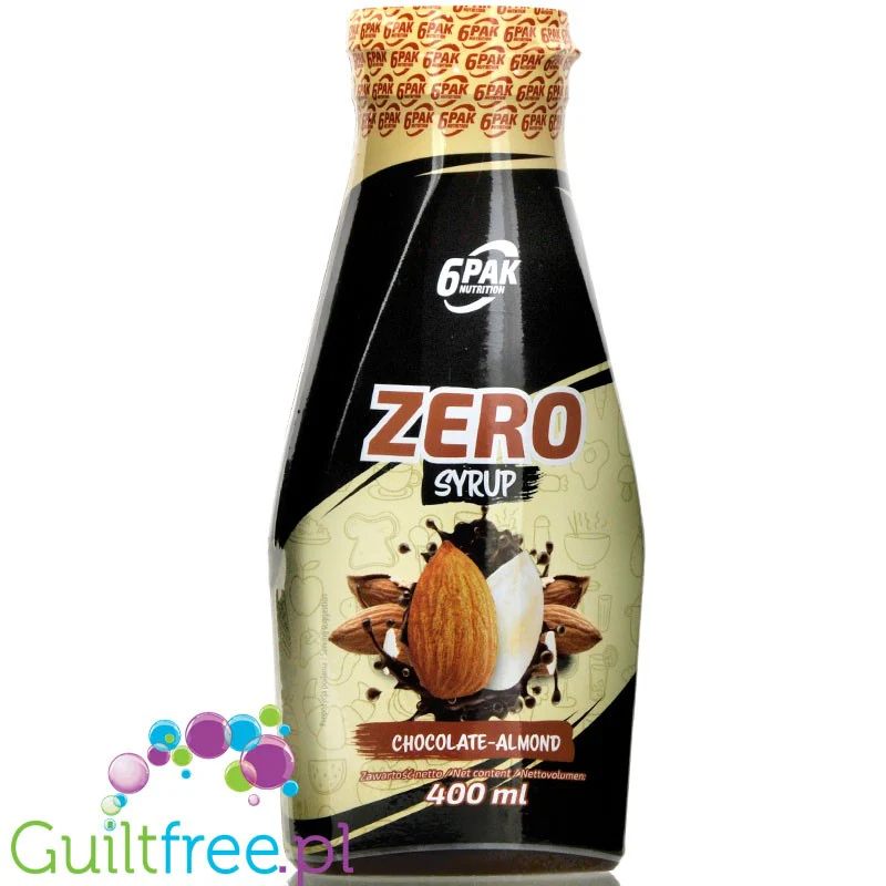 6Pak Zero Syrup Chocolate & Almond - sos czekoladowo-migdałowy - Image 2