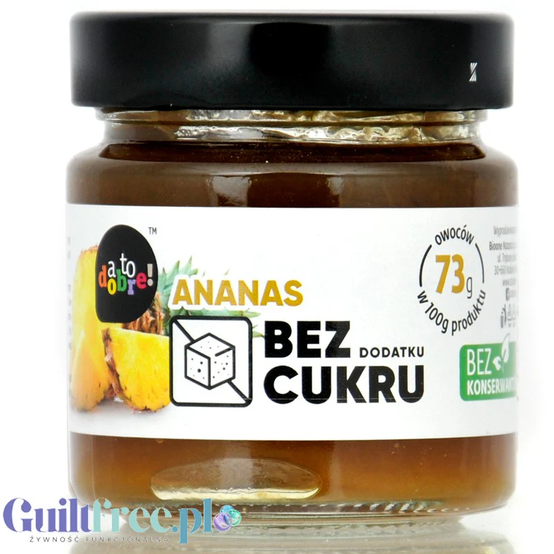 A to Dobre Ananas! - dżem 100% owoców bez dodatku cukru