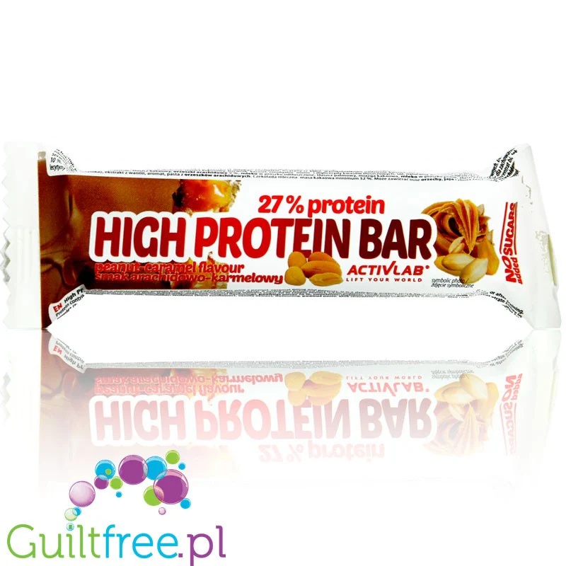 ActivLab Peanut Caramel - baton białkowy orzechowo-karmelowy 27% białka