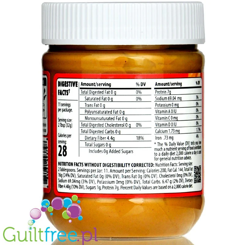 AD Vantage™ Professor Nutz™ Peanut Butter - masło orzechowe z extraktami Fat Blocker i Carb Blocker - Image 6