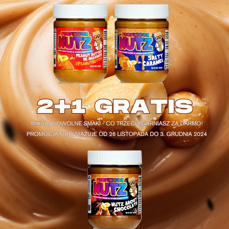 AD Vantage™ Professor Nutz™ Peanut Butter - masło orzechowe z extraktami Fat Blocker i Carb Blocker - Image 8