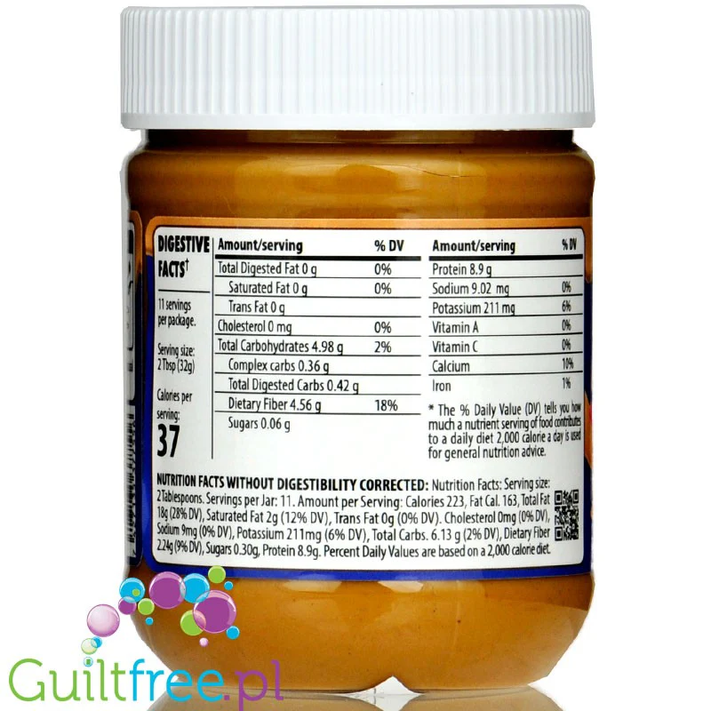 AD Vantage™ Professor Nutz™ Peanut Butter Salty Caramel - masło orzechowe z ekstraktami Fat Blocker i Carb Blocker - Image 2