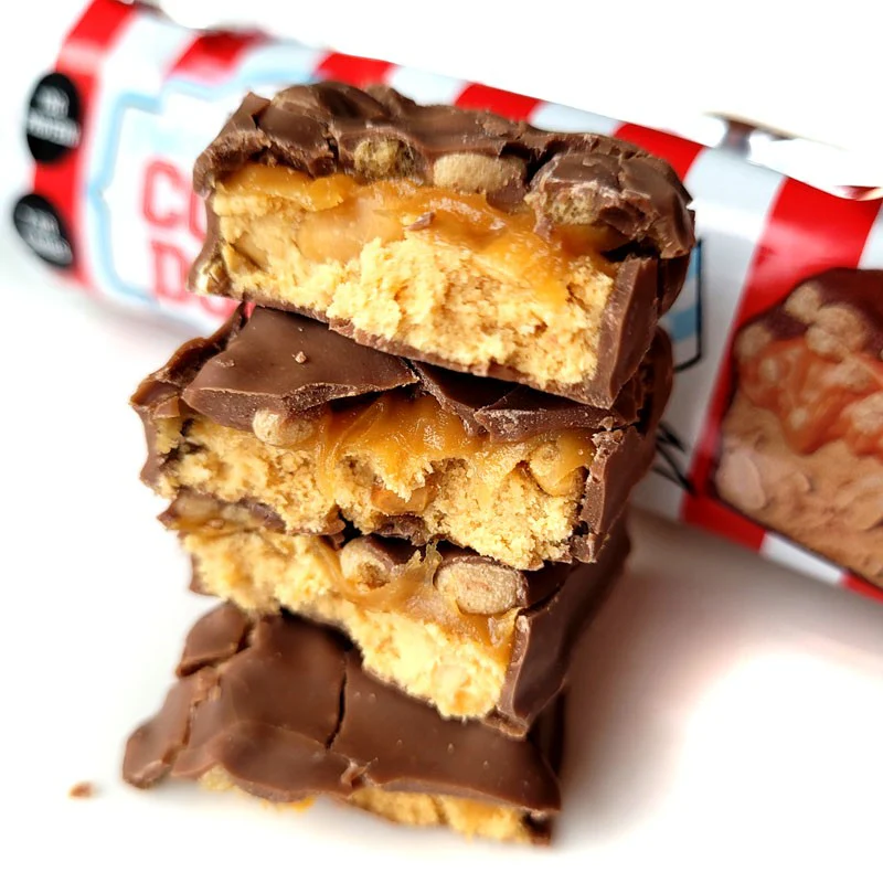 Adonis Cookie Dough Chunky Bar, Salted Caramel Peanut - proteinowy baton z kazeiną 18,1g białka & 205kcal - Image 4