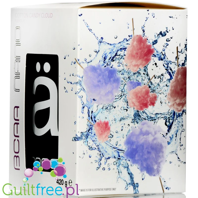 Ä Nano Supps BCAA Cotton Candy Cloud - wegańskie aminokwasy z elektrolitami 100% naturalny skład ze stewią, smak wata cukrowa - Image 5