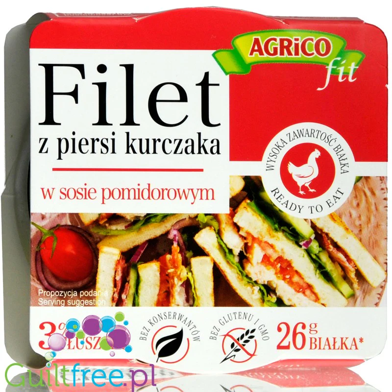 Agrico Fit - filet z piersi kurczaka w sosie pomidorowym, bez konserwantów - Image 3