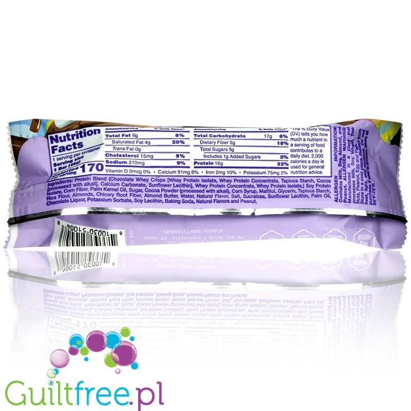 Alani Nu Fit Snacks Chocolate Cake  - wielowarstwowy baton białkowy 170kcal - Image 3