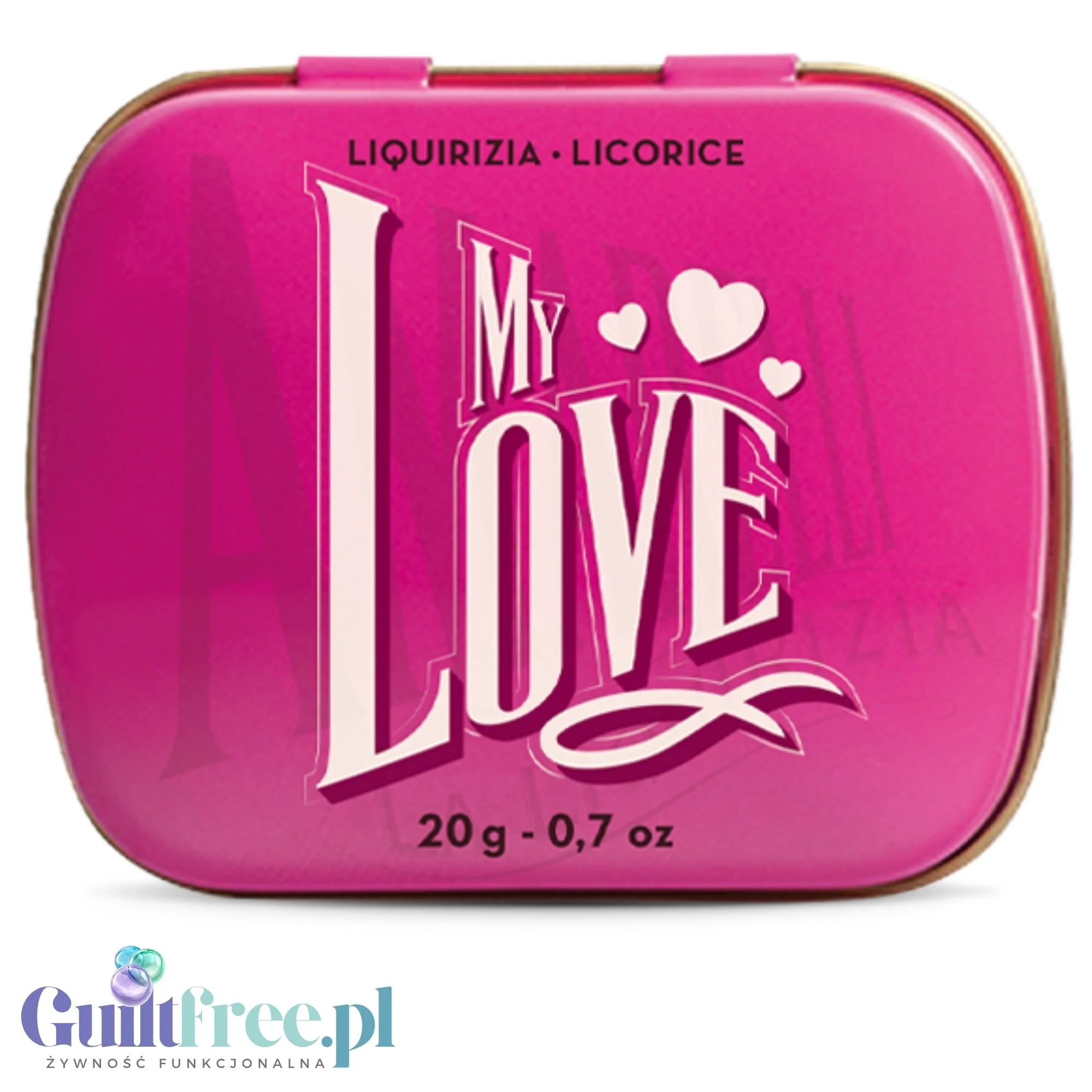 Amarelli Liquirizia My Love 20g - kalabryjska lukrecja 100% bez cukru w ozdobnej puszce - Image 4