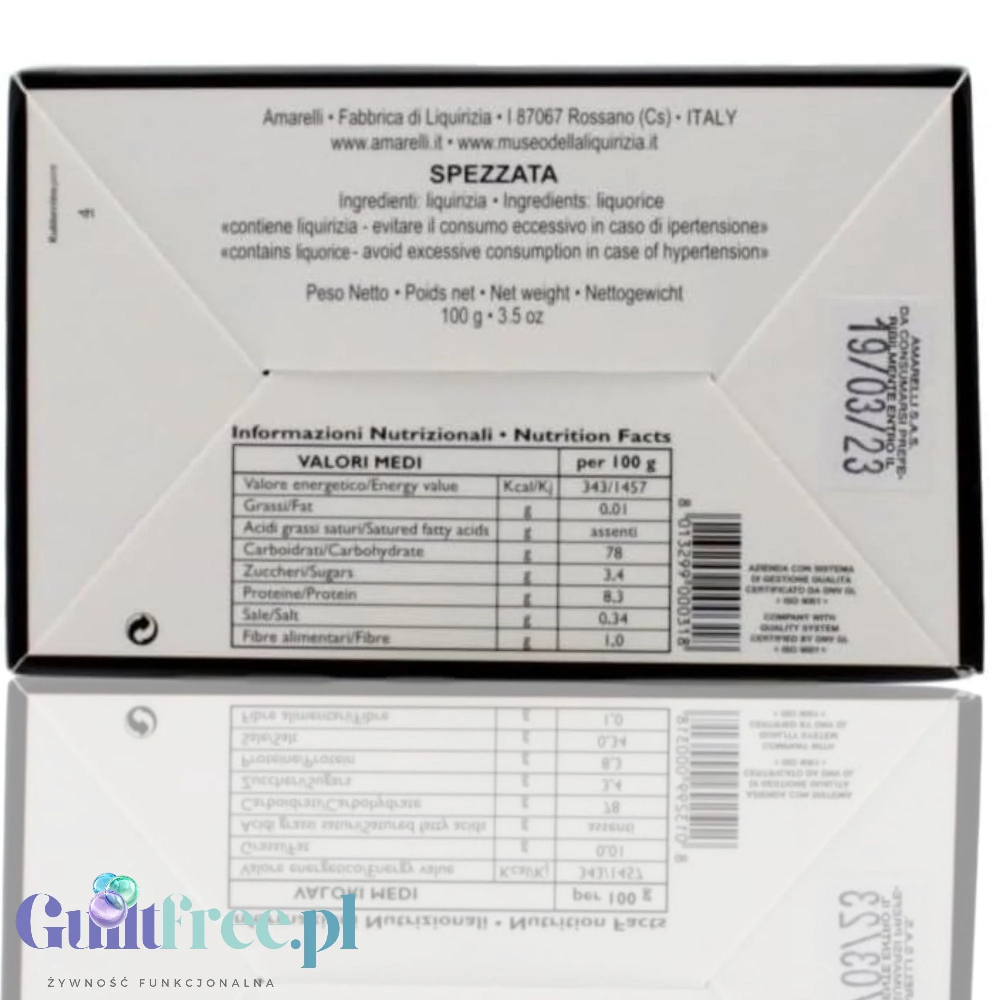 Amarelli Liquirizia Spezzata 100g - czysta kalabryjska lukrecja anyżkowa 100% bez cukru i słodzików - Image 3