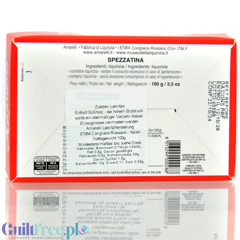 Amarelli Liquirizia Spezzatina Confetti 100g - kalabryjska lukrecja anyżkowa 100% bez cukru i słodzików - Image 2