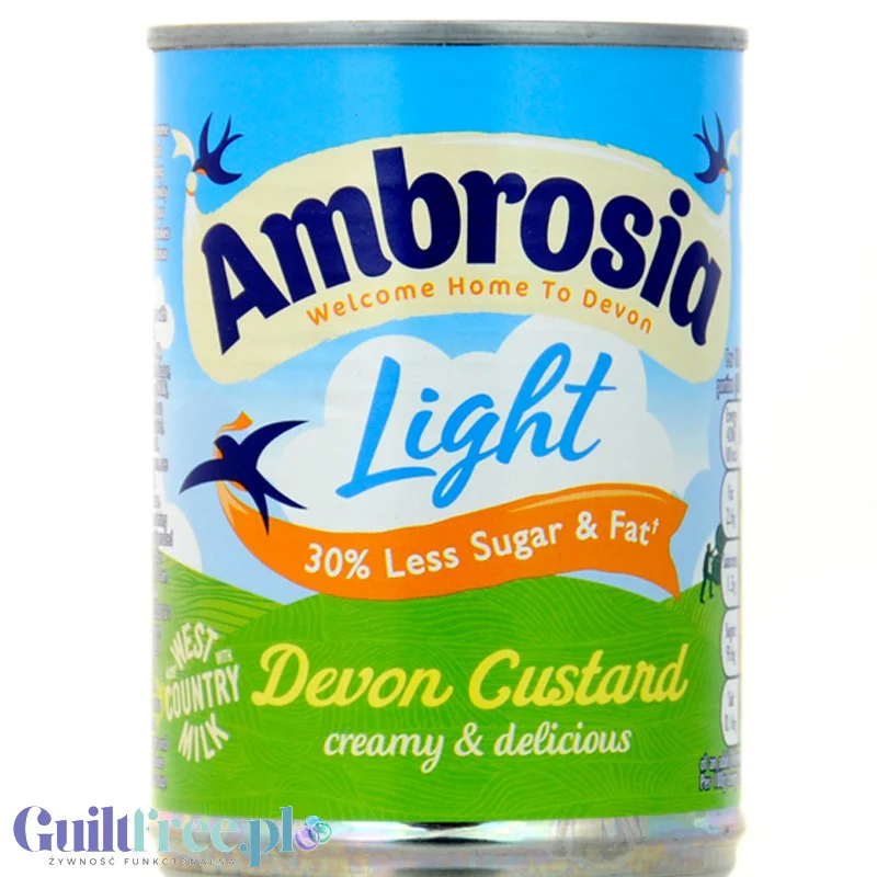 Ambrosia Devon Custard Light - krem deserowy 30% mniej cukru i tłuszczu