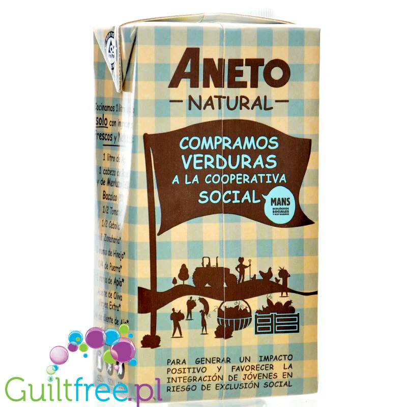 Aneto Natural Bulion Rybny 1L - wolno gotowany bulion z żabnicy i dorsza z warzywami 7kcal - Image 3