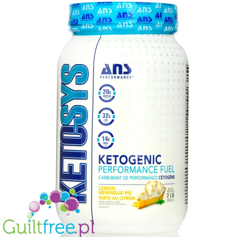 ANS Performance Ketosys Fuel Lemon Meringue Pie - keto koktajl z kokosowym MCT i fosfatydami
