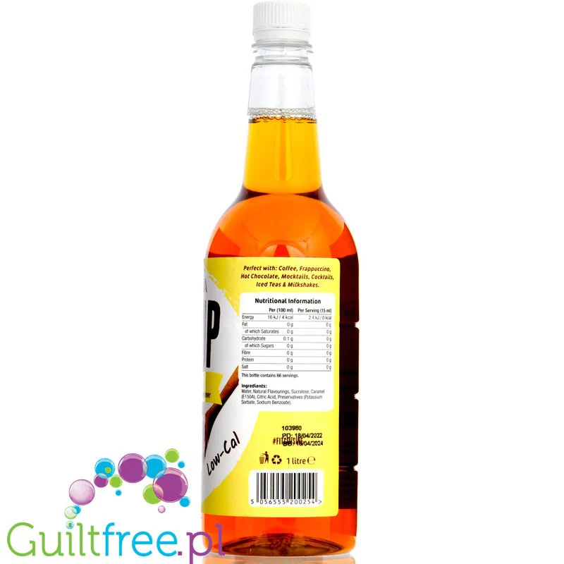 Applied Fit Cuisine Barista Coffee Syrup Vanilla 1L - waniliowy syrop zero kalorii do kawy, bez cukru - Image 3