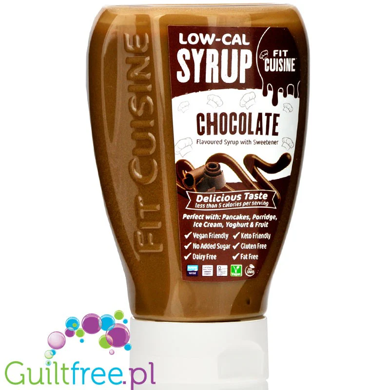 Fit Cuisine Chocolate - czekoladowy sos bez cukru i bez tłuszczu, 6kcal