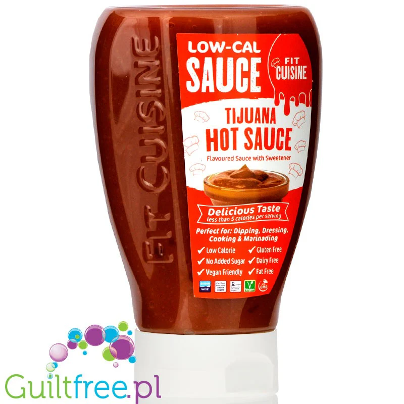 Fit Cuisine Tijuana Hot Sauce - pikantny sos pomidorowo-paprykowych kuchni Tex-Mex