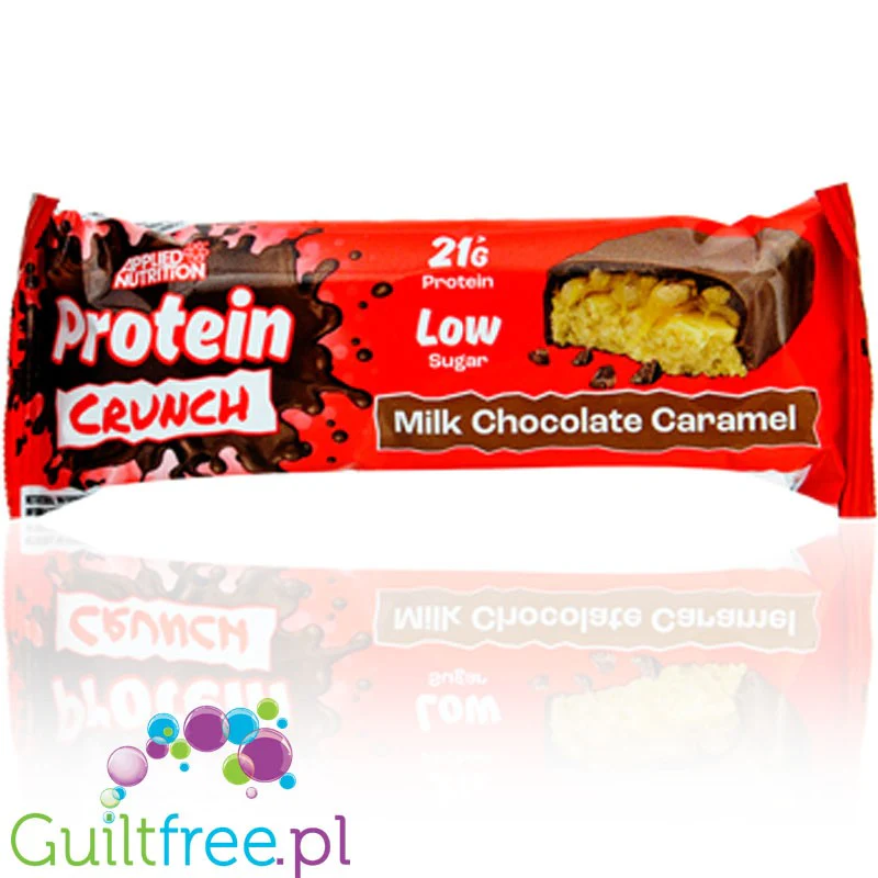 Applied Nutrition Crunch Bar Milk Chocolate Caramel - baton proteinowy Czekolada & Karmel