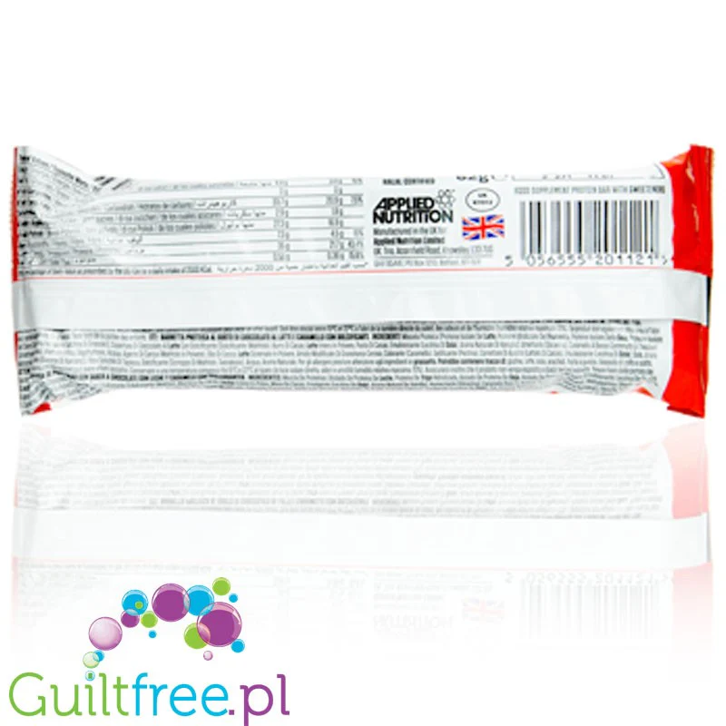 Applied Nutrition Crunch Bar Milk Chocolate Caramel - baton proteinowy Czekolada & Karmel - Image 2