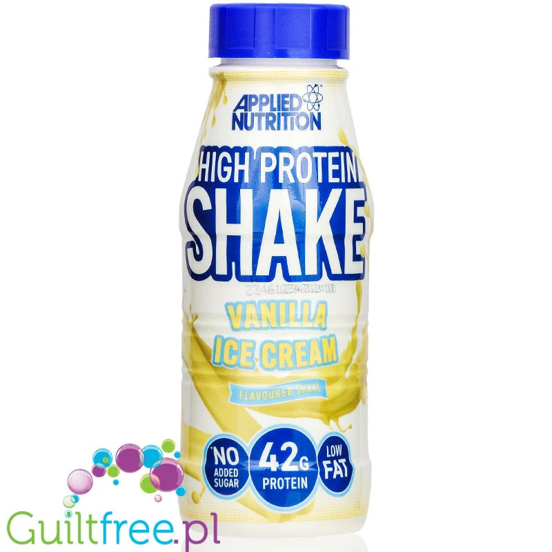 Applied Nutrition Protein Shake Vanilla Ice Cream - gotowy szejk proteinowy 42g białka & 240kcal