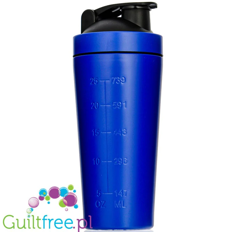 Applied Nutrition Stainless Steel Shaker Blue 750ml - metalowy shaker bez BPA - Image 2