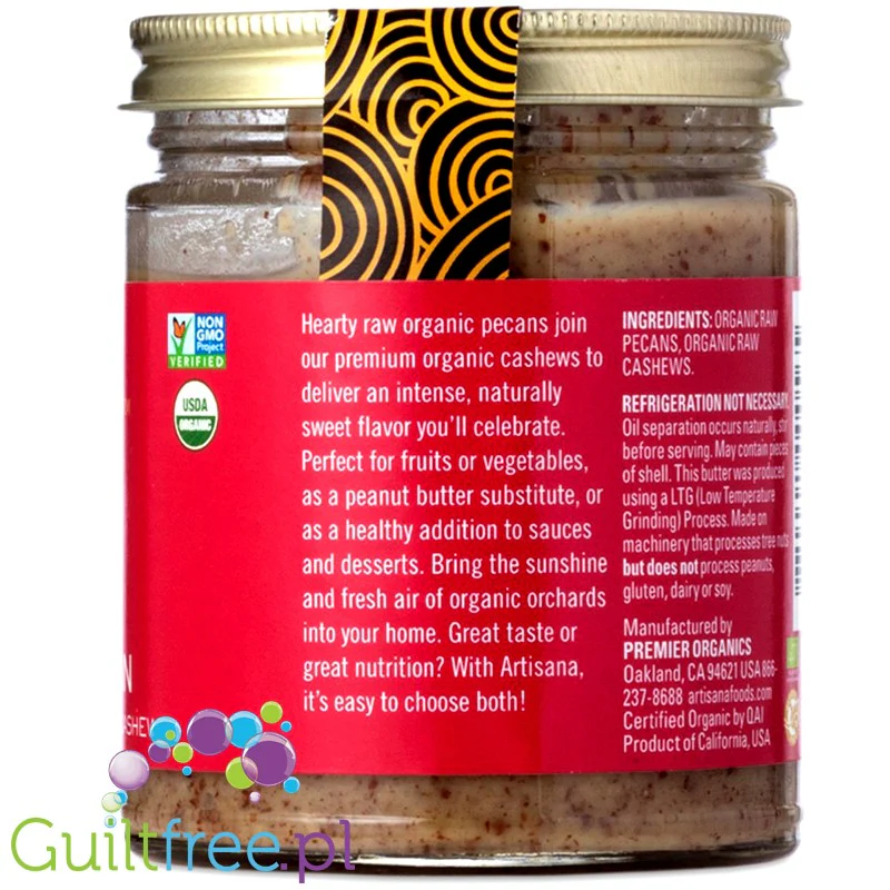 Artisana Raw Pecan - surowe masło z orzechów pekan - Image 3