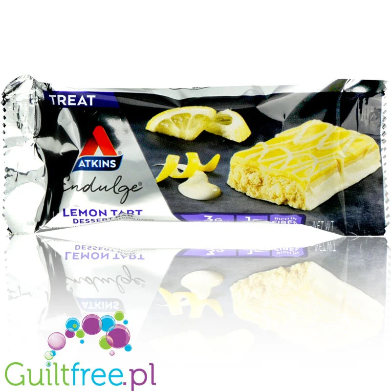 Atkins Endulge Lemon Tart, batoniki cytrynowe, PUDEŁKO - Image 3