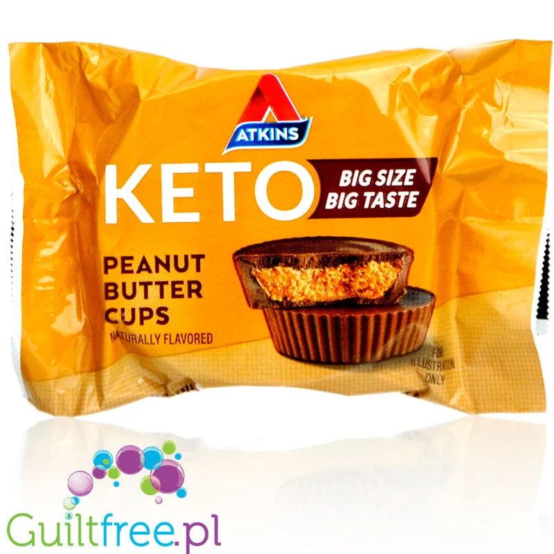 Atkins KETO Peanut Butter Cups box 8pak - keto miseczki z masłem orzechowym - Image 2