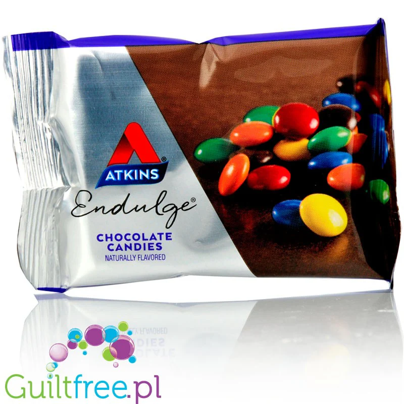 Atkins Endulge Chocolate Peanut Candies - lukrowane drażetki czekoladowe z orzechami 1g cukru PUDEŁKO - Image 5