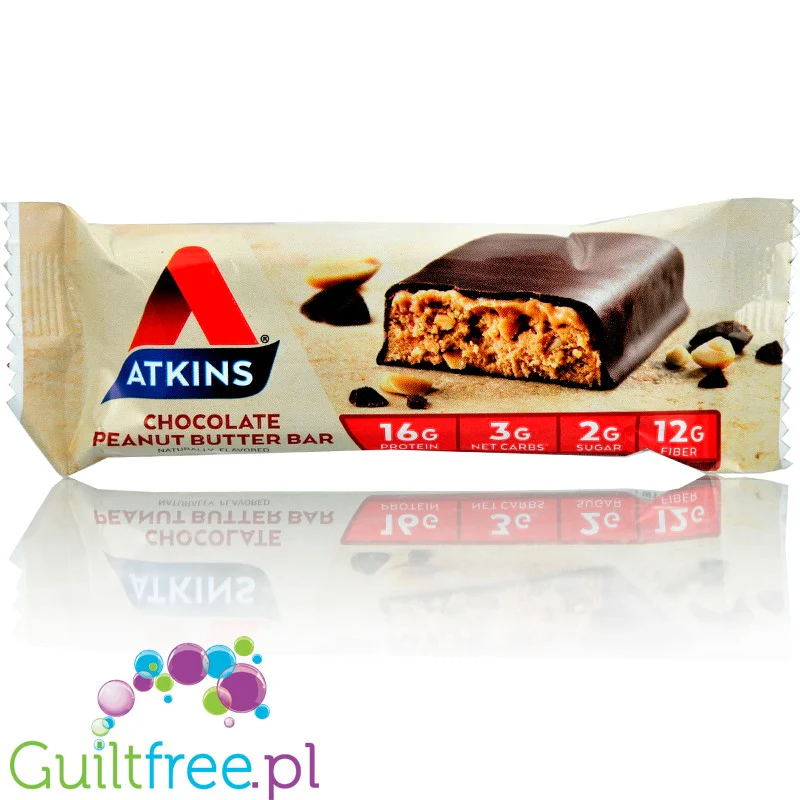 Atkins Meal Chocolate Peanut PUDEŁKO x 5 batonów - Image 4
