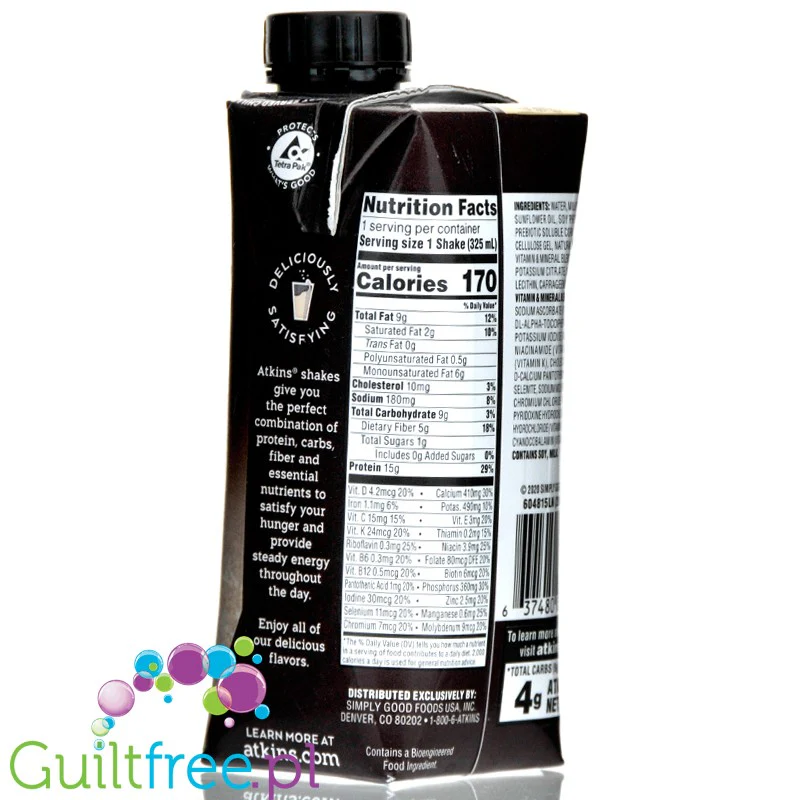 Atkins Iced Coffee RTD Protein Vanilla Latte - gotowy kawowy koktajl proteinowy z witaminami - Image 3