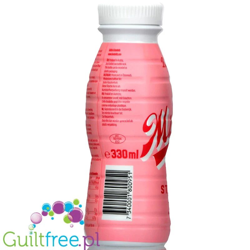 Barebells Shake Strawberry - gotowy szejk białkowy 24g białka, Truskawka - Image 3