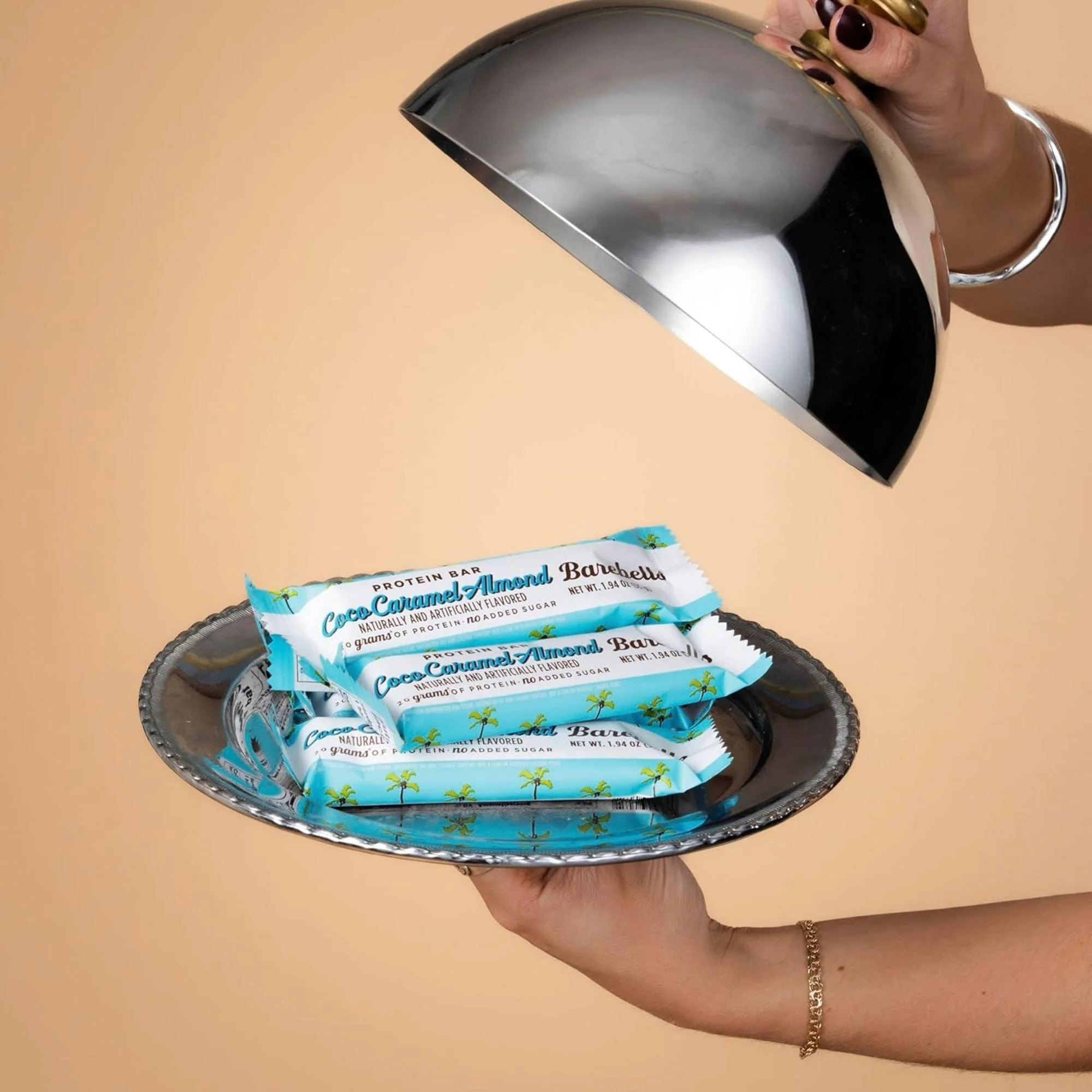 Barebells Protein Bar Coco Caramel Almond USA -  baton proteinowy migdałowo-kokosowy z karmelem i czekoladą - Image 5
