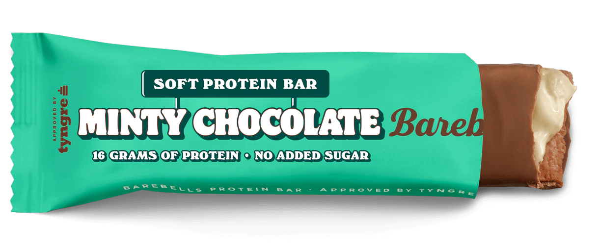 Barebells Soft Minty Chocolate - miękki baton proteinowy, Krem Miętowy & Mleczna Czekolada - Image 3