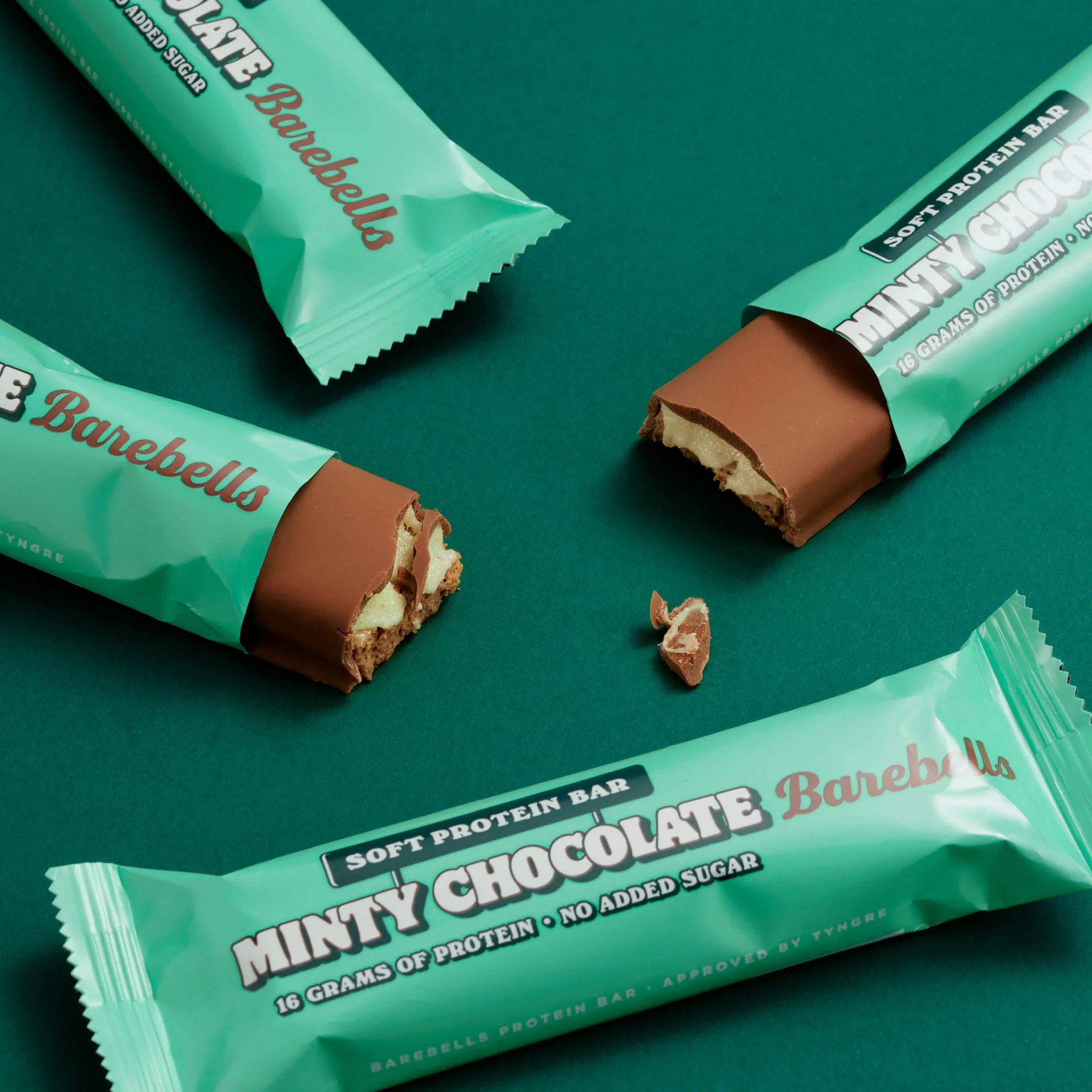 Barebells Soft Minty Chocolate - miękki baton proteinowy, Krem Miętowy & Mleczna Czekolada - Image 4