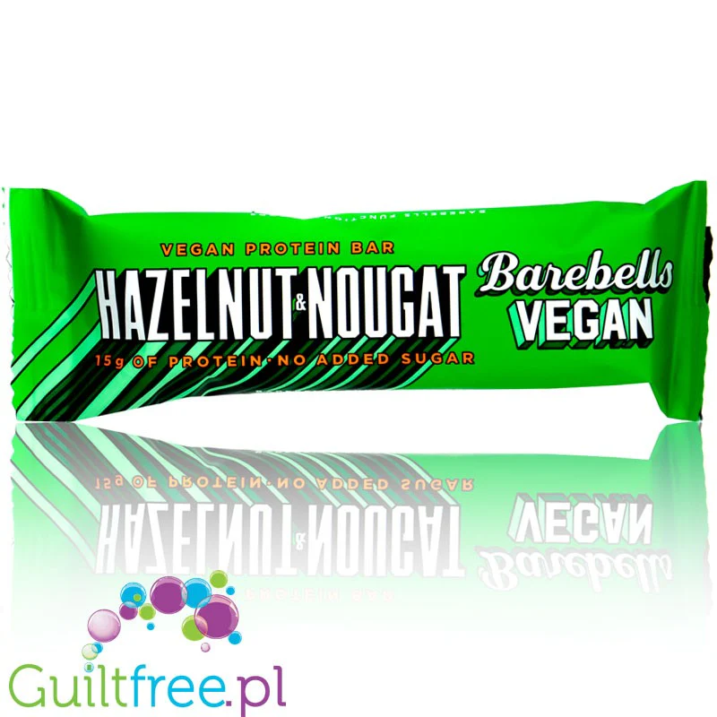 Barebells Vegan Protein Bar Hazelnut & Nougat - wegański baton białkowy Nugat & Orzechy Laskowe