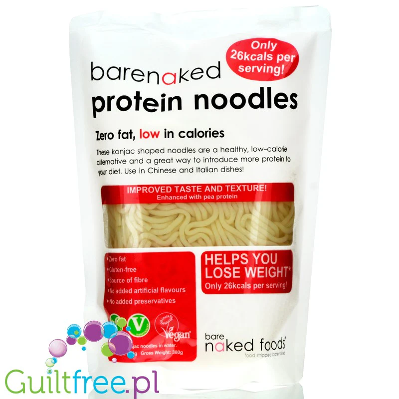 BareNaked Protein Noodles 21kcal - proteinowy makaron shirataki, nitki - Image 3