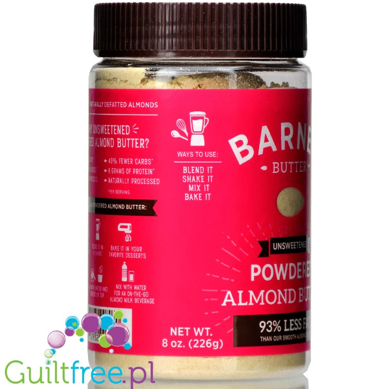Barney Butter Almond - 93% odtłuszczone masło migdałowe w proszku, niesłodzone - Image 2