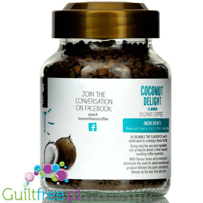 Beanies Coconut Delight - liofilizowana, aromatyzowana kawa instant 2kcal - Image 3