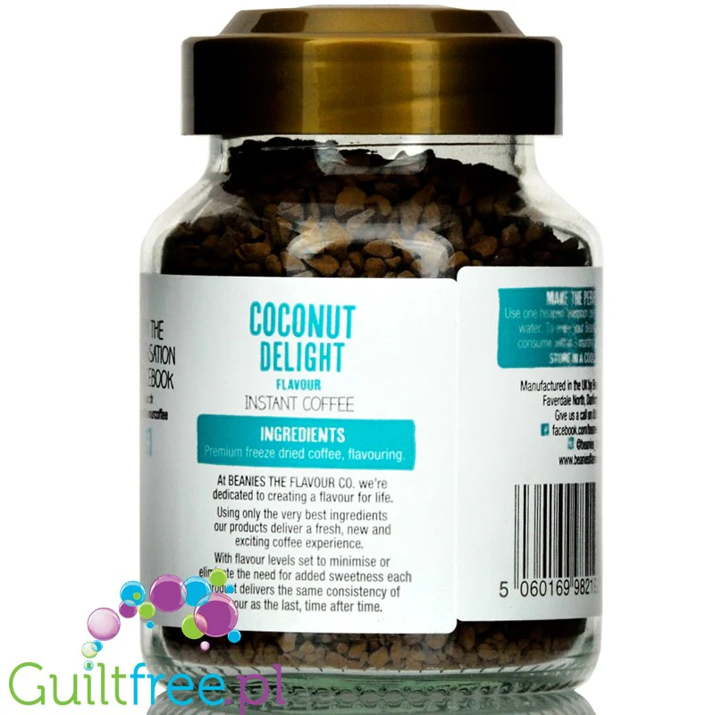 Beanies Coconut Delight - liofilizowana, aromatyzowana kawa instant 2kcal - Image 4