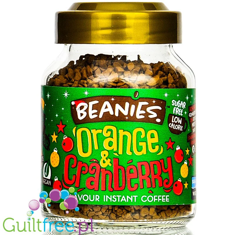 Beanies Orange Cranberry - liofilizowana, aromatyzowana kawa instant 2kcal