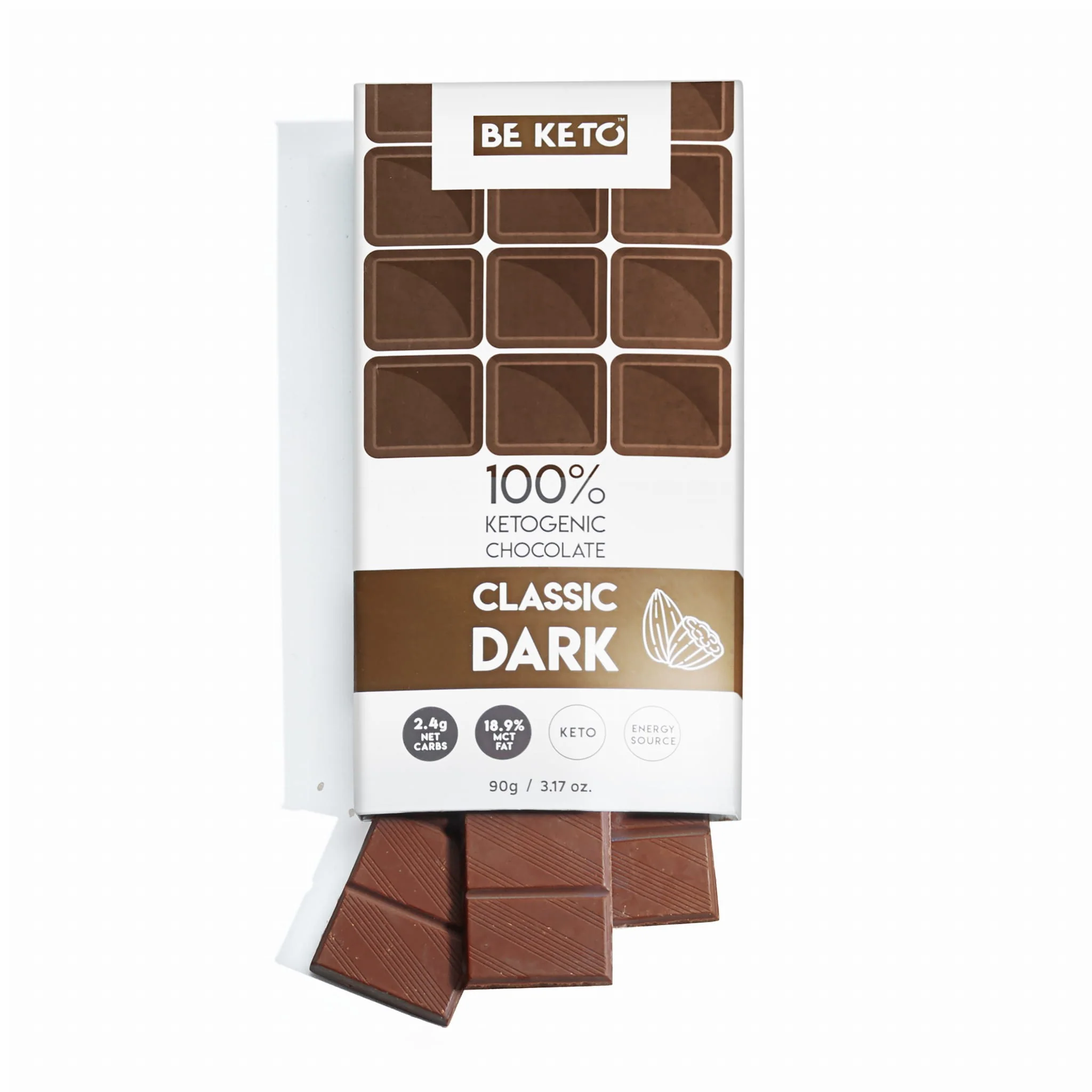 BeKeto™ 70% Cocoa Vegan Classic Dark - wegańska ketogeniczna czekolada bez dodatku cukru - Image 2