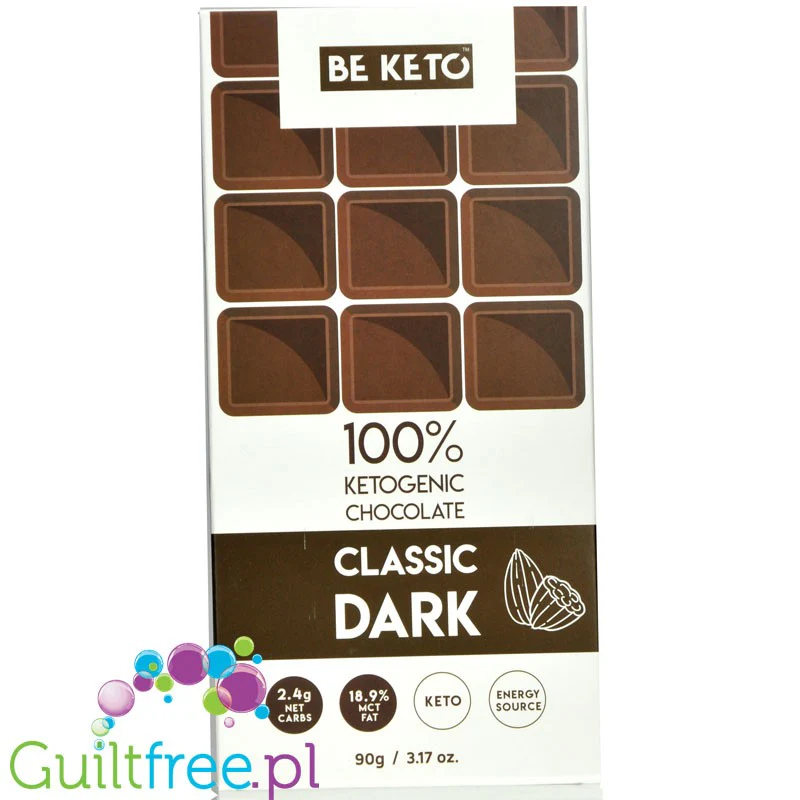 BeKeto™ 70% Cocoa Vegan Classic Dark - wegańska ketogeniczna czekolada bez dodatku cukru - Image 3