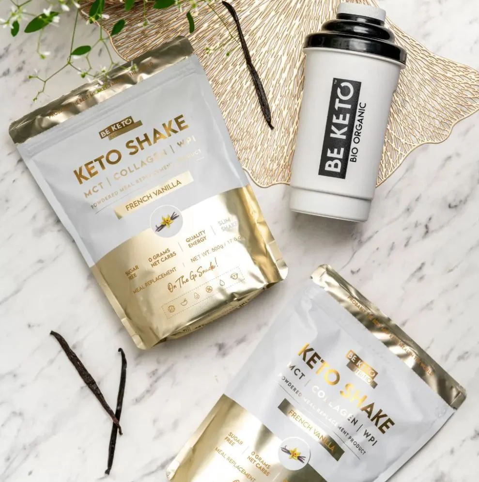 BeKeto Diet Keto Shake MCT & Collagen French Vanilla - shake proteinowy z MCT i kolagenem, Wanilia - Image 2