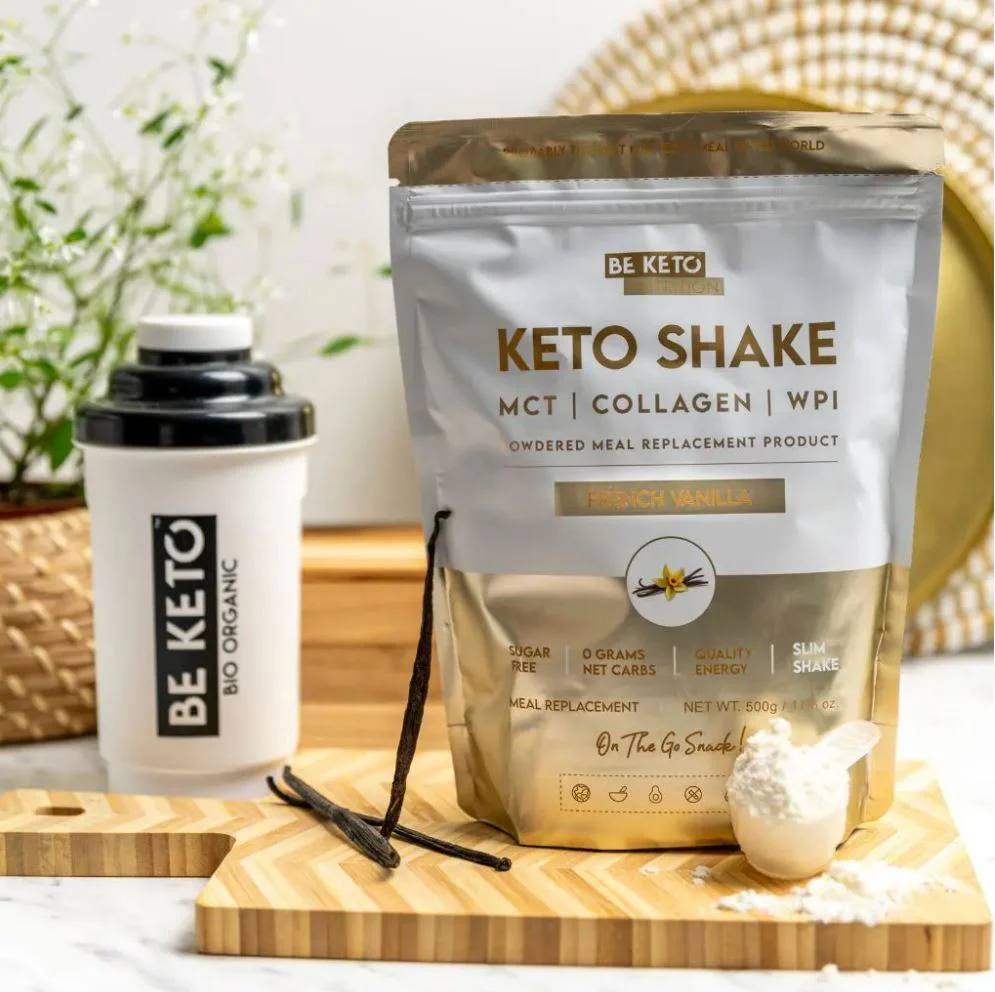 BeKeto Diet Keto Shake MCT & Collagen French Vanilla - shake proteinowy z MCT i kolagenem, Wanilia - Image 3