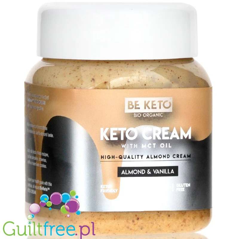 BeKeto Keto Krem™ Vanilla Almond - krem waniliowo-migdałowy z MCT