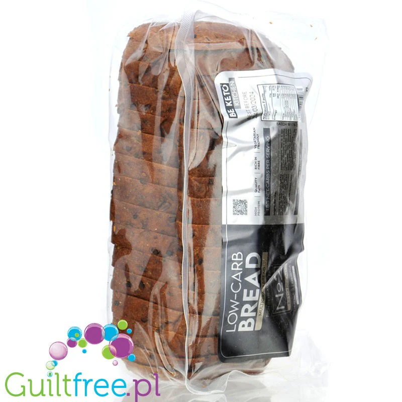 BeKeto No2 Low-Carb Multigrain Bread - gotowy wieloziarnisty keto chleb krojony