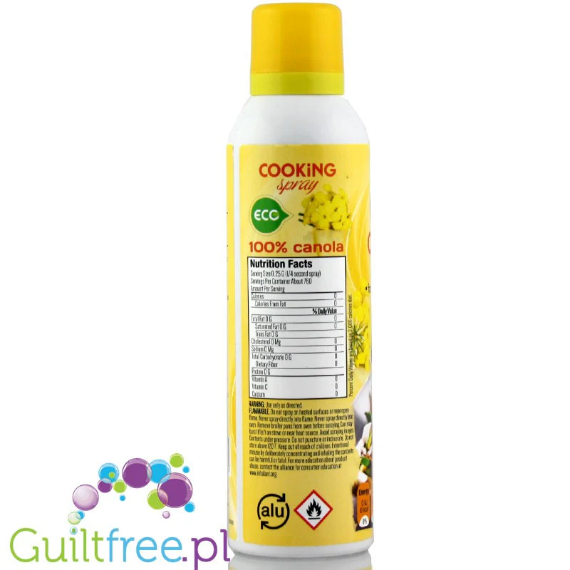 Best Joy Canola Cooking Spray 201g, spray rzepakowy do beztłuszczowego smażenia - Image 2