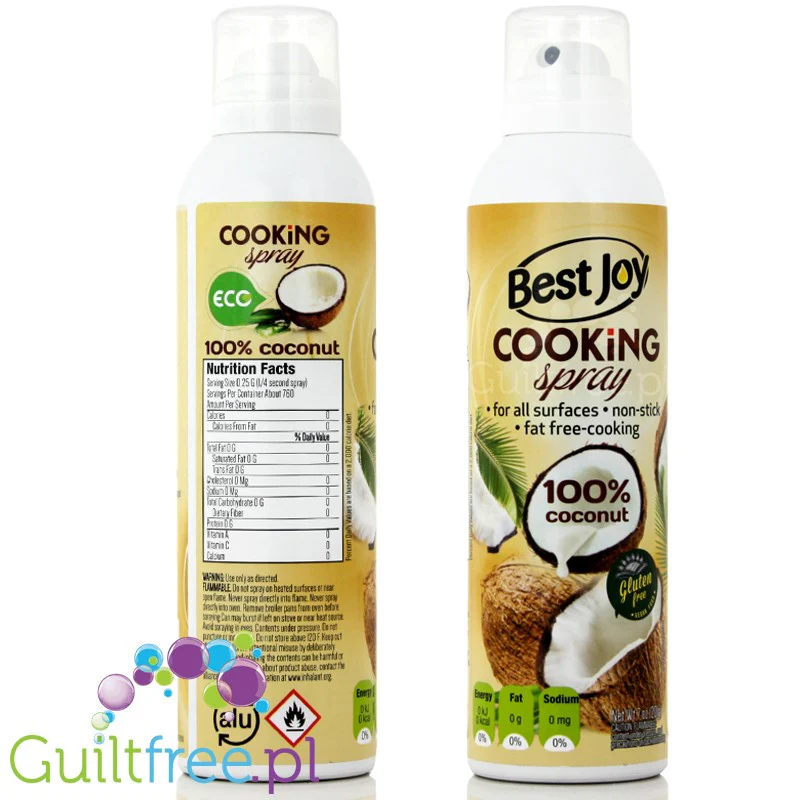 Best Joy Coconut Cooking Spray 400g - olej kokosowy w spray'u do bezkalorycznego smażenia - Image 6